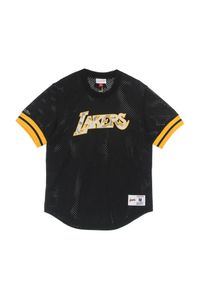 Mitchell & Ness - Jersey Los Angeles Lakers. Kolor: czarny. Materiał: jersey. Sport: koszykówka