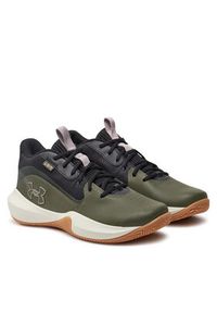 Under Armour Buty do koszykówki Ua Lockdown 7 3028512-300 Khaki. Kolor: brązowy. Materiał: skóra. Sport: koszykówka