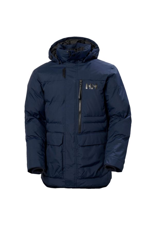 Kurtka puchowa Helly Hansen Tromsoe. Kolor: niebieski. Materiał: puch. Sezon: zima. Sport: narciarstwo