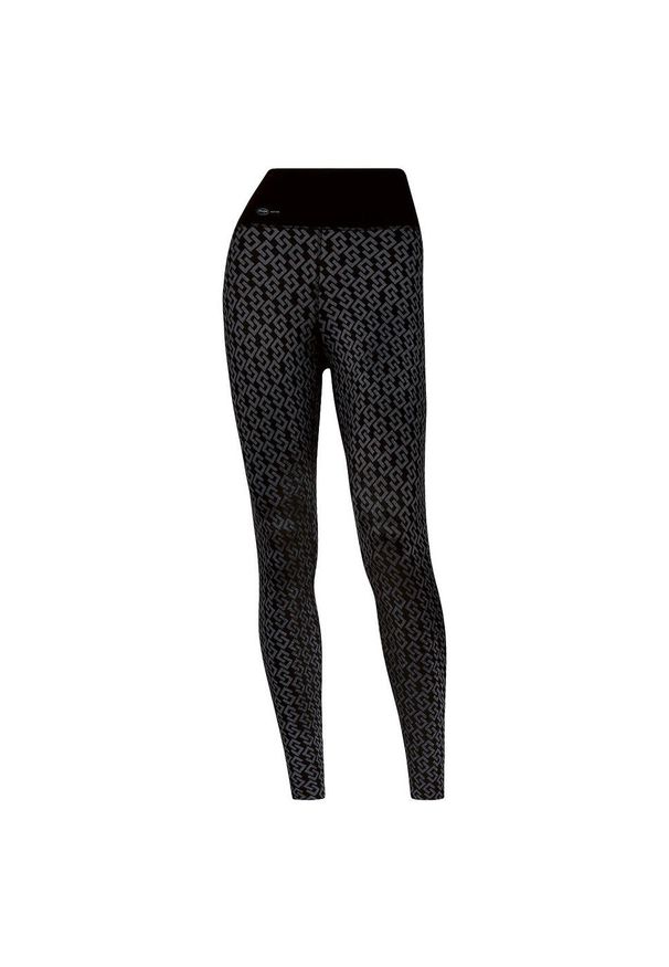 ANITA ACTIVE - legginsy sportowe Tights Massage Effekt. Kolor: czarny. Materiał: poliamid, elastan