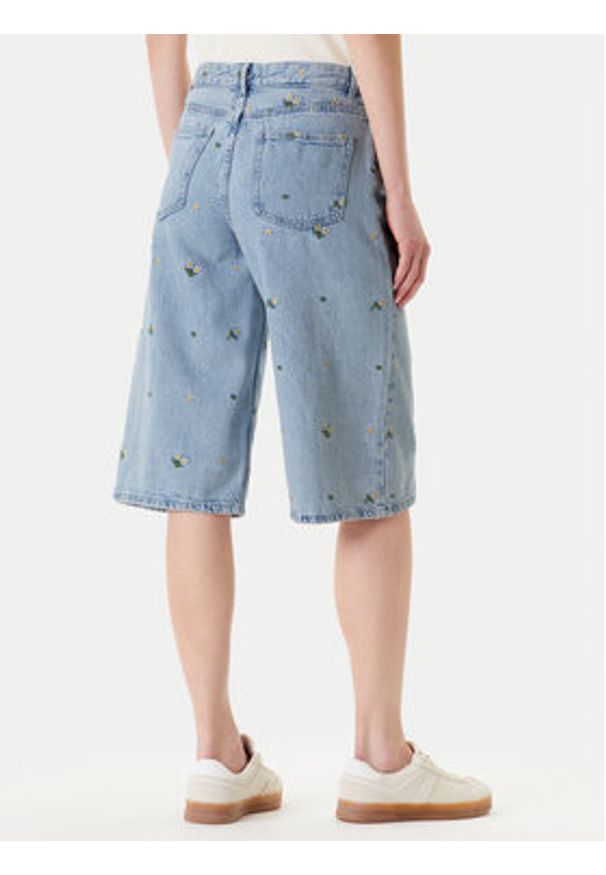 only - ONLY Szorty jeansowe Cobain 15349519 Niebieski Loose Fit. Kolor: niebieski. Materiał: bawełna