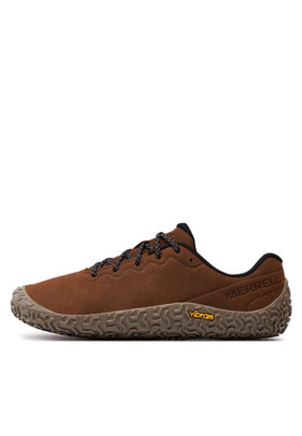 Merrell Sneakersy Vapor Glove 6 Ltr J067863 Brązowy. Kolor: brązowy. Materiał: skóra