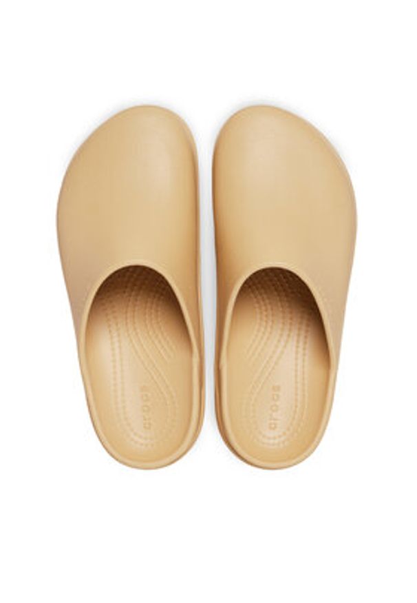Crocs Klapki Dylan Platform Clog 209870 Brązowy. Kolor: brązowy. Obcas: na platformie