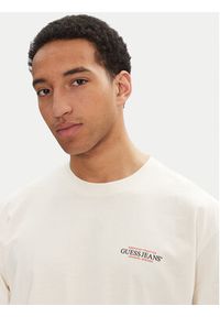 Guess Jeans T-Shirt M4BI75 K8FQ4 Écru Overshirt Fit. Materiał: bawełna #7