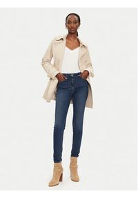Morgan Top 192-BARBA.N Biały Slim Fit. Kolor: biały. Materiał: wiskoza #3