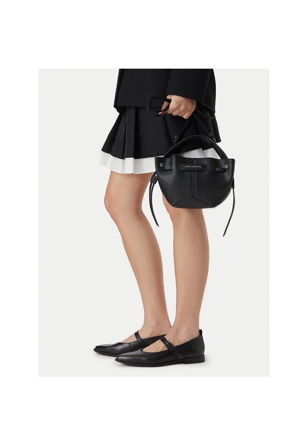 Karl Lagerfeld - Torebka KARL LAGERFELD. Kolor: czarny