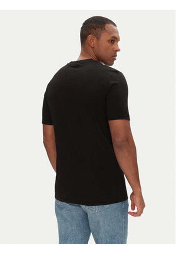 BOSS T-Shirt Te_Logospace 50539186 Czarny Regular Fit. Kolor: czarny. Materiał: bawełna