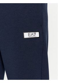 EA7 Emporio Armani Dres 3DPV60 PJUWZ 1554 Granatowy Regular Fit. Kolor: niebieski. Materiał: bawełna, syntetyk #7