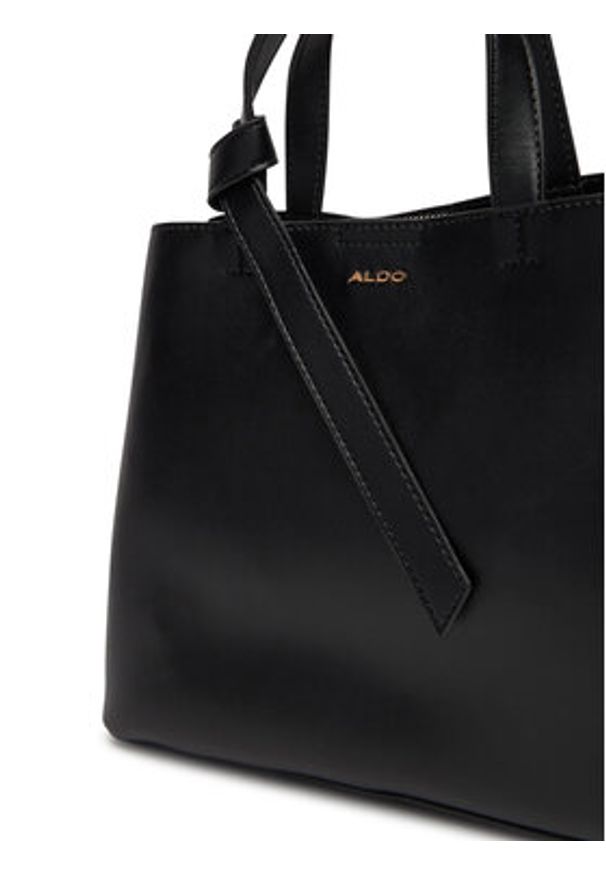 Aldo Torebka Zaria 14076942 Czarny. Kolor: czarny. Materiał: skórzane