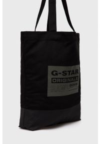 G-Star RAW - G-Star Raw torba kolor czarny. Kolor: czarny. Wzór: nadruk #3