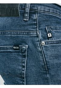 Big-Star - Jeansy męskie skinny granatowe Deric 583. Okazja: na co dzień. Kolor: niebieski. Styl: casual #2