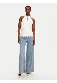 BARDOT Bluzka Remy Sleeveless 59846TB Biały Regular Fit. Kolor: biały. Materiał: syntetyk #5