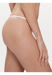 Calvin Klein Underwear Stringi 000QD3994E Biały. Kolor: biały. Materiał: syntetyk