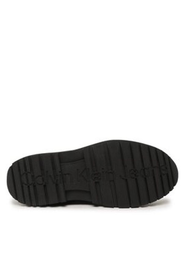 Calvin Klein Jeans Botki Chunky Combat Chelsea Boot Rub YW0YW01065 Czarny. Kolor: czarny. Materiał: skóra