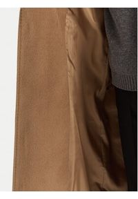 Weekend Max Mara Płaszcz wełniany Tempera 2525016082 Brązowy Regular Fit. Kolor: brązowy. Materiał: wełna #4