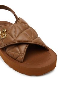 Love Moschino - LOVE MOSCHINO Sandały JA16044I1MIE0201 Brązowy. Kolor: brązowy. Materiał: skóra #6
