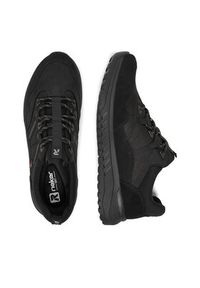 Rieker Sneakersy U0104-00 Czarny. Kolor: czarny. Materiał: nubuk, skóra #4