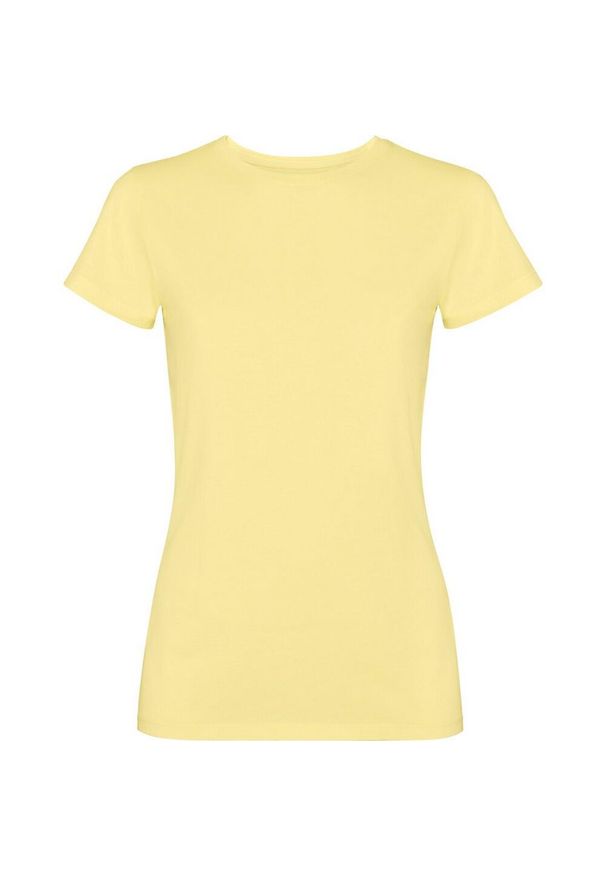 ROLY - T-shirt Damski Z Krótkim Rękawem Fiyi. Kolor: żółty. Długość rękawa: krótki rękaw. Długość: krótkie. Sport: turystyka piesza