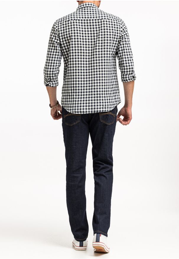 Mustang - MUSTANG WASHINGTON STRAIGHT MĘSKIE SPODNIE JEANSOWE JEANSY DŻINSY DENIM BLUE 1015351 5000 940