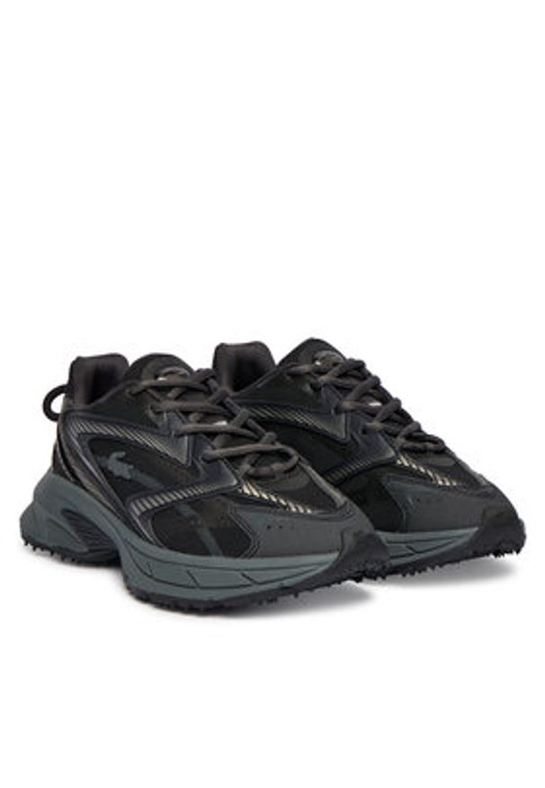 Lacoste Sneakersy Ziane 51SFA0067 Szary. Kolor: szary. Materiał: skóra