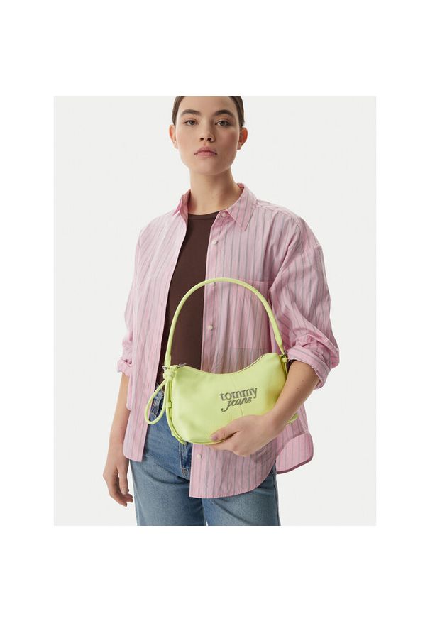 Torebka Tommy Jeans. Kolor: zielony