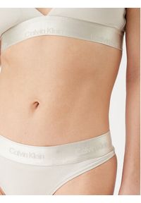 Calvin Klein Underwear Stringi 000QF7997E Beżowy. Kolor: beżowy. Materiał: bawełna #7