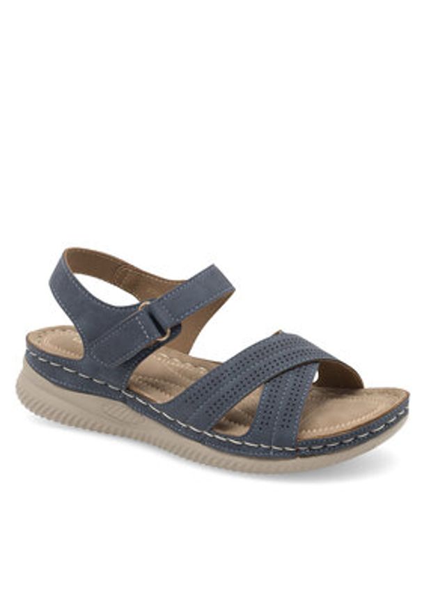 Clara Barson Sandały WYL05010-14 Granatowy. Kolor: niebieski. Materiał: syntetyk