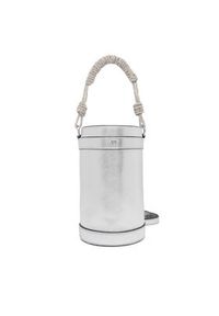 Pinko - PINKO Torebka Mini Bucket Manico 25-26 PLTT 105910 Srebrny. Kolor: srebrny. Materiał: skórzane #4