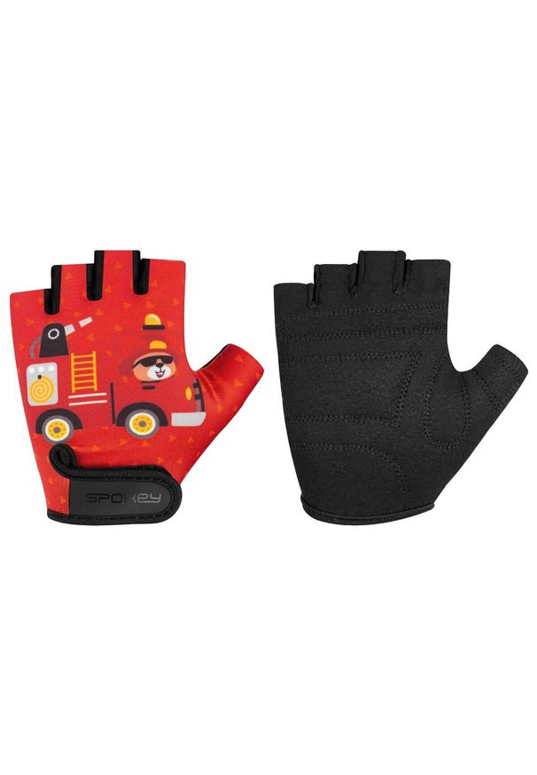 SPOKEY - Rękawiczki rowerowe dziecięce Spokey Play. Kolor: wielokolorowy, żółty, czerwony, czarny. Sport: kolarstwo