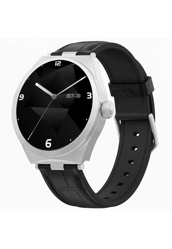 Smartwatch Gravity Smartwatch Srebrny Czarny GT25-8. Rodzaj zegarka: smartwatch. Kolor: srebrny, wielokolorowy, czarny
