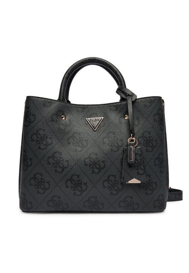 Guess Torebka Meridian II HWOS69 74060 Szary. Kolor: szary. Materiał: skórzane