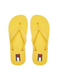 Tommy Jeans Japonki Tjw Logo Flip Flop EN0EN02447 Żółty. Kolor: żółty