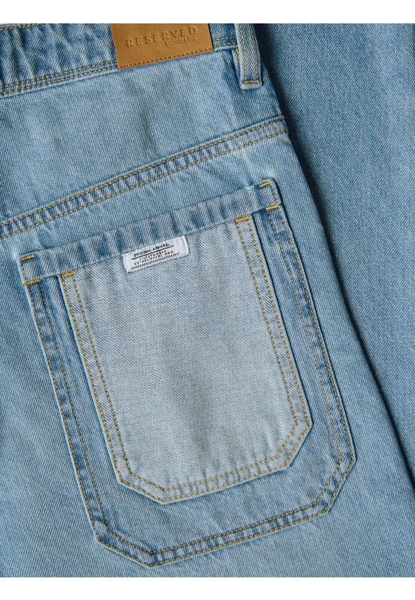 Reserved - Jeansy baggy - niebieski. Kolor: niebieski