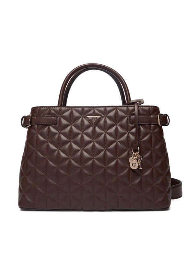 Guess Torebka Paisleigh HWQG98 83060 Brązowy. Kolor: brązowy. Materiał: skórzane