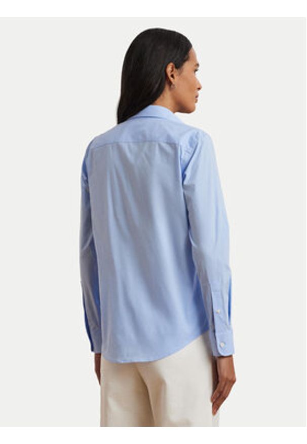 Lauren Ralph Lauren - LAUREN RALPH LAUREN Koszula 200684553002 Błękitny Regular Fit. Kolor: niebieski. Materiał: bawełna