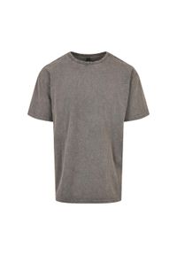 BUILD YOUR BRAND - Koszulka Unisex Adult Acid Wash Heavy Oversized T-shirt. Kolor: szary