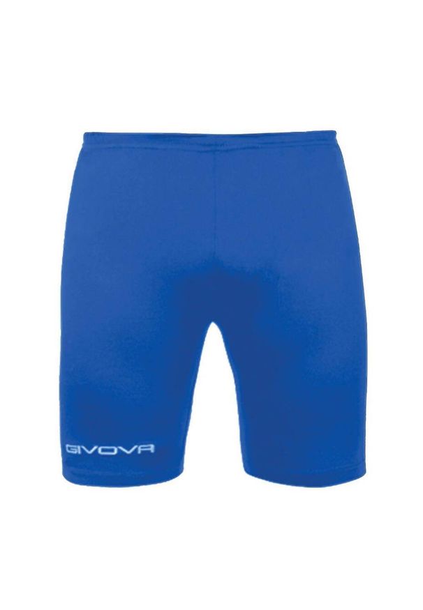 Givova - Męskie Spodenki Bermudy Base Layer. Kolor: niebieski