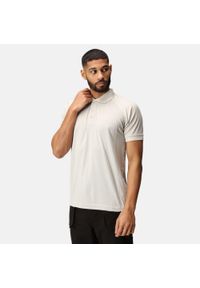 Regatta - Koszulka polo robocza męska Coolweave. Typ kołnierza: polo. Kolor: szary. Materiał: materiał. Sport: turystyka piesza #1