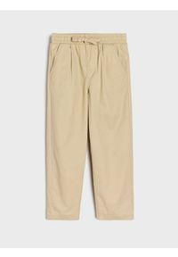 Sinsay - Spodnie - beżowy. Kolor: beżowy #1