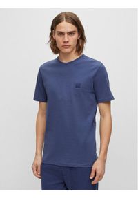 BOSS - Boss T-Shirt 50472584 Granatowy Relaxed Fit. Kolor: niebieski. Materiał: bawełna