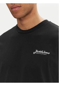 Jack & Jones - Jack&Jones Komplet t-shirt i spodnie dresowe Beau 12277849 Czarny Relaxed Fit. Kolor: czarny. Materiał: bawełna #3