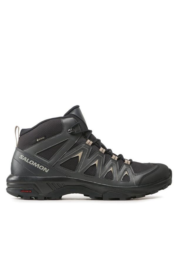 salomon - Trekkingi Salomon. Kolor: czarny. Technologia: Gore-Tex. Sport: turystyka piesza