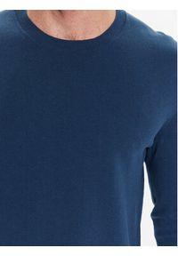 Sisley Sweter 10F2S1C78 Niebieski Regular Fit. Kolor: niebieski. Materiał: bawełna #5