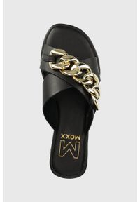 MEXX - Mexx klapki skórzane Laila damskie kolor czarny MXCY011301W. Kolor: czarny. Materiał: skóra #5