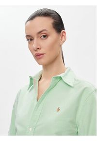Polo Ralph Lauren Koszula Ls Rx Anw St 211932521003 Zielony Relaxed Fit. Typ kołnierza: polo. Kolor: zielony. Materiał: bawełna #3