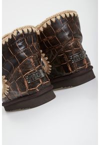 Mou - Śniegowce damskie skórzane MOU. Materiał: skóra #2