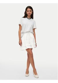 Vero Moda Spódnica mini Pretty 10325239 Biały Regular Fit. Kolor: biały. Materiał: bawełna #5
