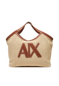 Torebka Armani Exchange. Kolor: beżowy