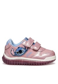 Sneakersy Geox. Kolor: różowy