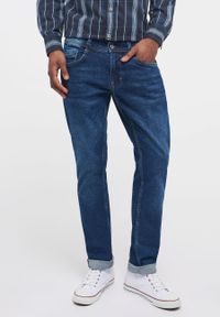 Mustang - MUSTANG OREGON TAPERED MĘSKIE SPODNIE JEANSOWE JEANSY DENIM BLUE 1013665 5000 783